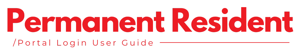 Permanent Resident Portal Login